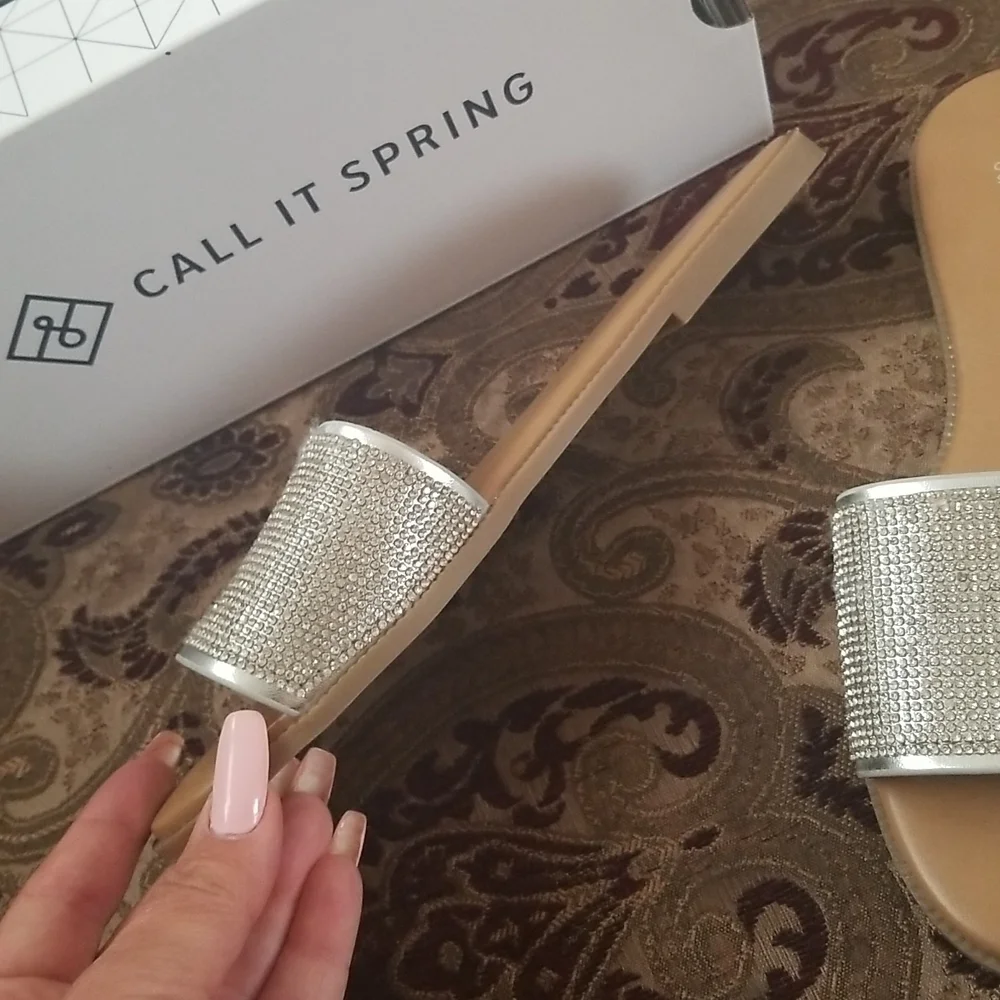 ❎$40 BUNDLED❎Call It Spring Bling Slides - Picture 7 of 9